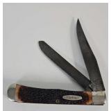 Vintage Stag Handle Kabar 1030 Pocket Knife