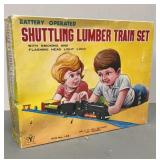 Yone Japan Battery Op Shuttling Lumber Train Set
