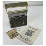 1965 Zenith Royal 555 Sun Charger Transistor Radio