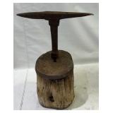 Anvil on Stump