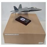 Lockheed F/A-22 Mahogany Executive Desk Model