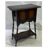 Antique Mahogany Radio/Smoking Stand