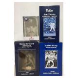 (4) Phillies Bobble Head Figurines w/Orig Boxes