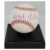 Hank Aaron Autographed Baseball
