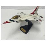 F-16 Thunderbirds Mahogany Executive Desk Model