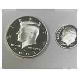 2003S Silver Proof Kennedy Half & Roosevelt Dime