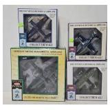 (4) Model Power Postage Stamp Die Cast Models