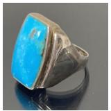 Sterling Silver & Turquoise Ring