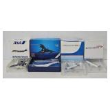 (4) Miniature Die Cast Airline Models (MIB)