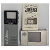 Citizen & Sony Watchman Pocket TV