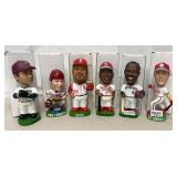 (6) Phillies Bobble Head Figures w/Boxes