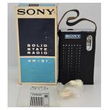 Sony Japan Model 2R-31 Transistor Radio (MIB)