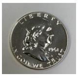 1961 Proof Franklin Silver Half Dollar
