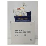 Cast Iron Trick Pony Mechanical Coin Bank