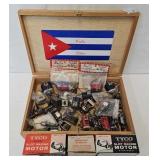 Cigar Box Full of 1/24 & 1/32 Slot Car Motors