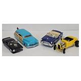 (4) 1:18 & 1:24 Die Cast Toy Cars