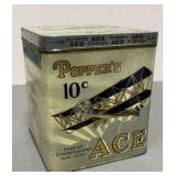 Poppers ACE Cigar tin with Bi Plane
