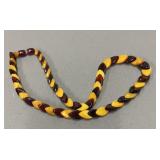 White Baltic amber & dark amber necklace