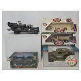 (5) Die Military Vehicle Models (MIB)