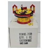 Cast Iron Horse Race Mechanical Coin Bank