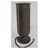 Cast Bronze Memorial/Burial/Cemetery Flower Vase