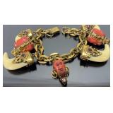 c1950 Selro Selini Nok Okina Mask Bracelet