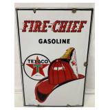 1947 Texaco Fire-Chief Porcelain Gas Pump Sign