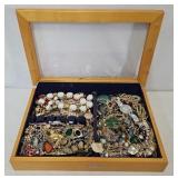 Display Box Full of Designer Jewelry & Watches