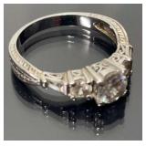 Sterling Silver & CZ Ring