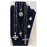 (6 Pcs) Designer Sterling Silver Jewelry