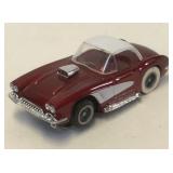 Tyco 1960 Corvette Candy Red/White HO Slot Car