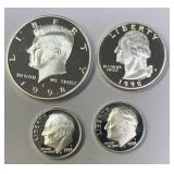 (4) 1998S Silver Proof  Coins