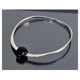 RLM Studio Sterling Silver Bracelet w/Onyx Stone