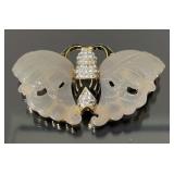 Designer Kenneth Lane butterfly brooch