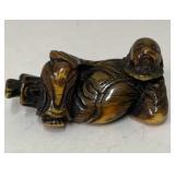 Netsuke, 2" reclining figure