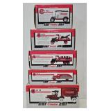 (5) Ertl Coastal Promo Automobile Coin Banks (MIB)