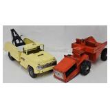 (2) Vintage Pressed Steel Toy Vehicles