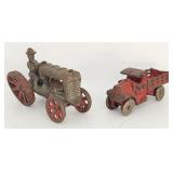 Cast Iron Arcade Tractor & Hubley AC Mack
