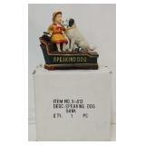 Cast Iron Speaking Dog Mechanical Coin Bank