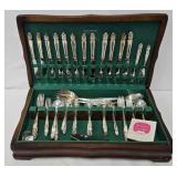 85 Piece Holmes and Edwards Inlaid Flat Ware Set