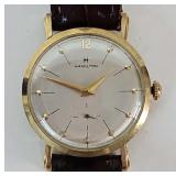 14KT Gold Hamilton Retirement Presentation Watch