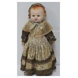 Civil War Era 16ï¿½ French Papier Mache Doll