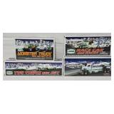 (4) Hess Trucks: 2007, 2009, 2010 & 2014 (MIB)