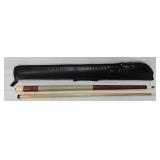 Mali 2-Pc Pool Cue w/Soft Case
