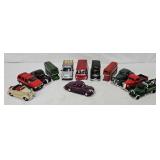 (12) 1:32 & 1:24 Die Cast Toy Vehicles