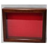 12"x15"x2 1/2:D Mahogany Display Case