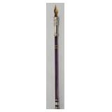 14k Gold and Sterling Amethyst Glass Fountain Pen
