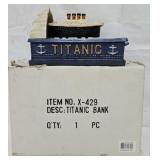 Upper Deck Ltd "Titanic" Cast Iron Mechanical Bank