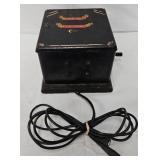 Antique Hand Crank Telephone Magneto Ringer Box