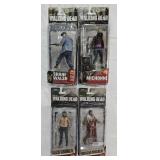 (4) 2014 McFarlane Walking Dead 5" Action Figures